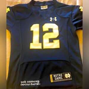 Women’s small petite Notre Dame football jersey